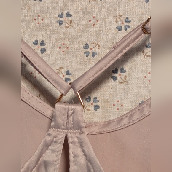 🩷 Stars Above Slip Dress Rose Pink Cross Back adjustable strap size M - Picture 4 of 9